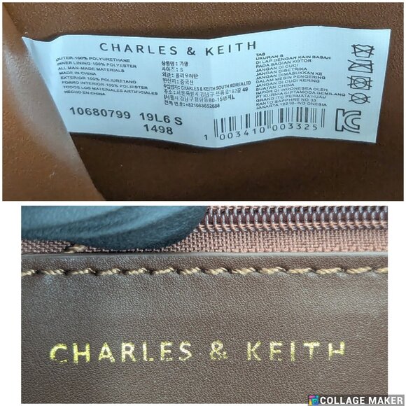 Charles & Keith Charlotte bag Dark Brown Shoulder Bag - Picture 5 of 11